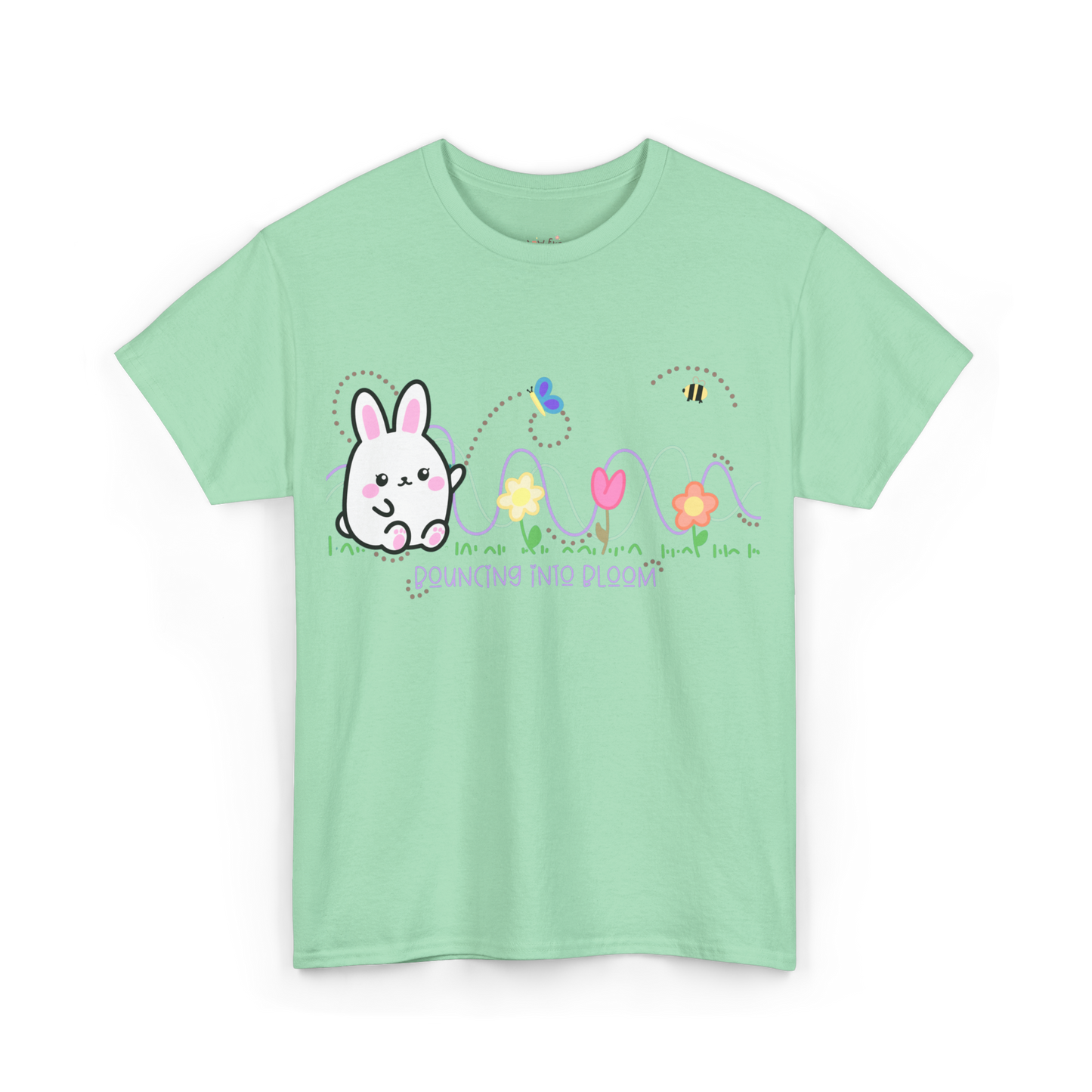Bouncing Into Bloom Cotton Tee