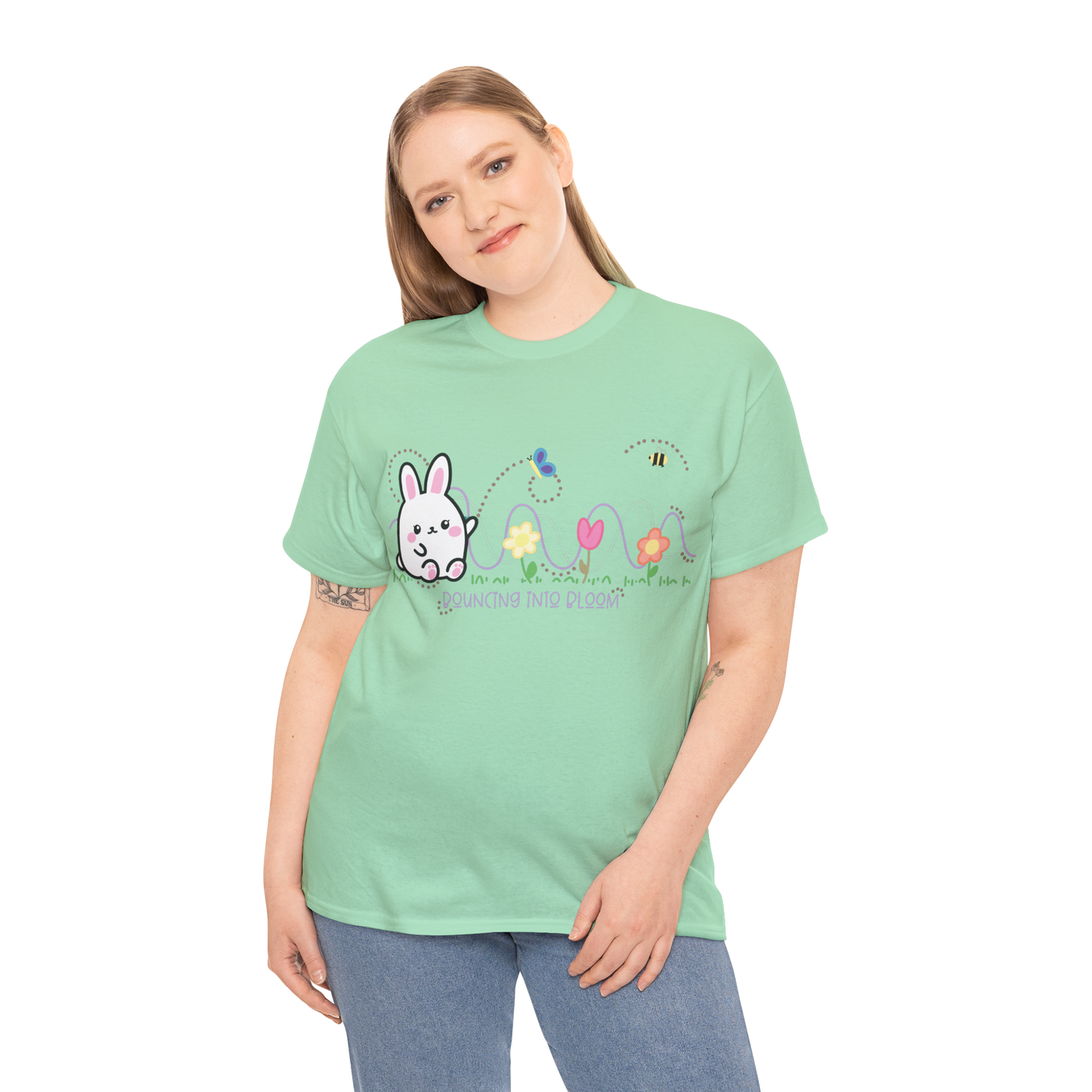 Bouncing Into Bloom Cotton Tee