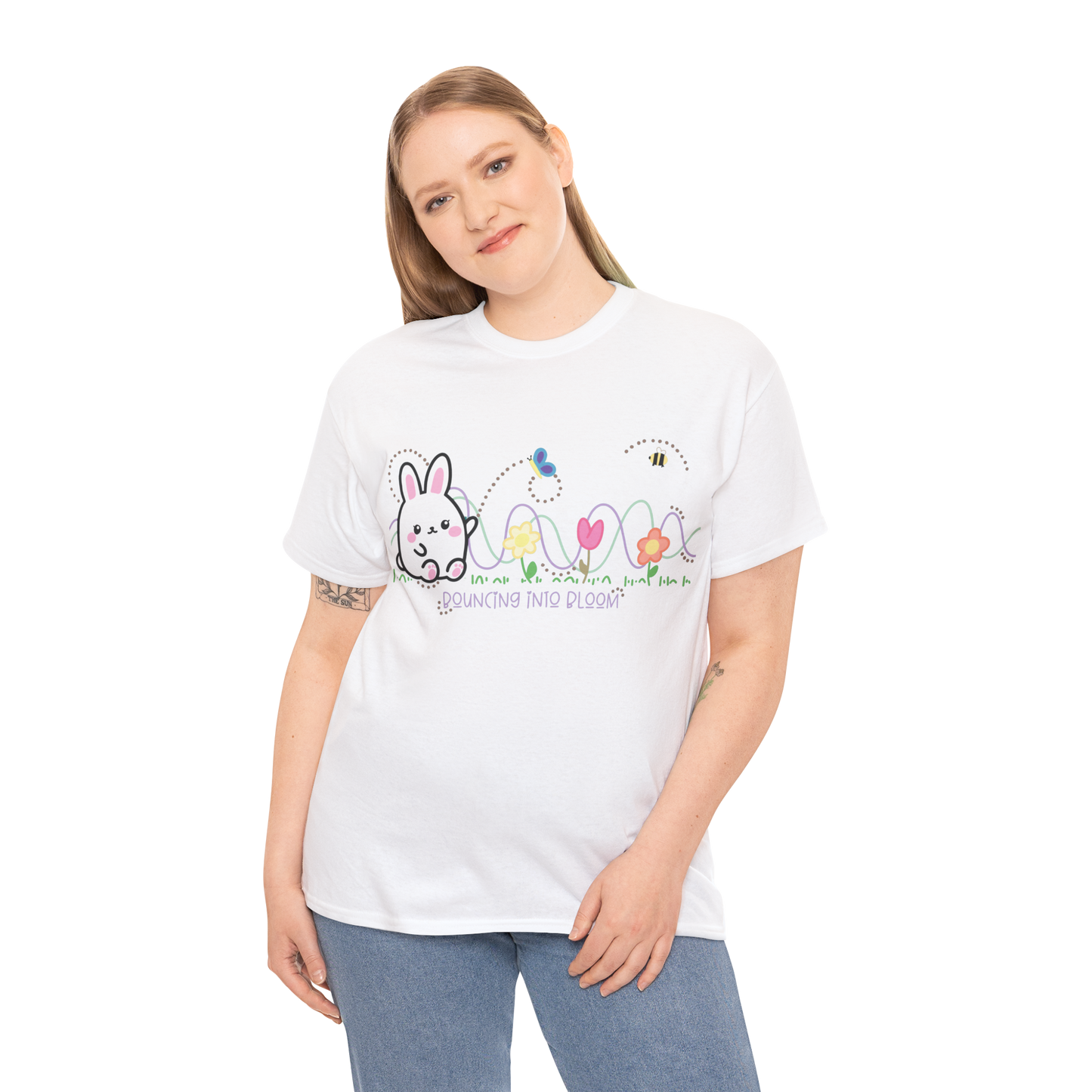 Bouncing Into Bloom Cotton Tee