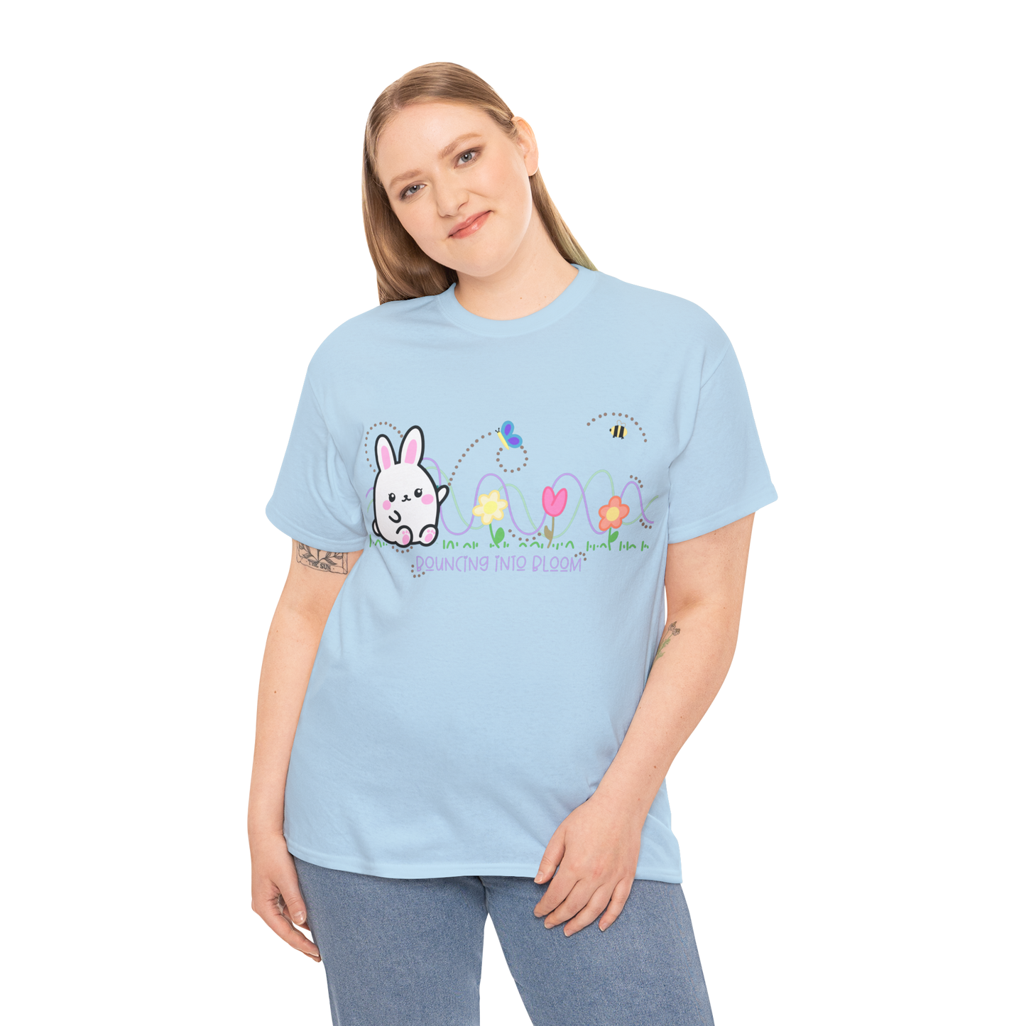 Bouncing Into Bloom Cotton Tee