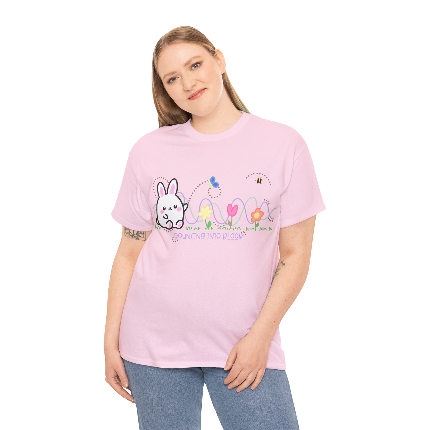 Bouncing Into Bloom Cotton Tee