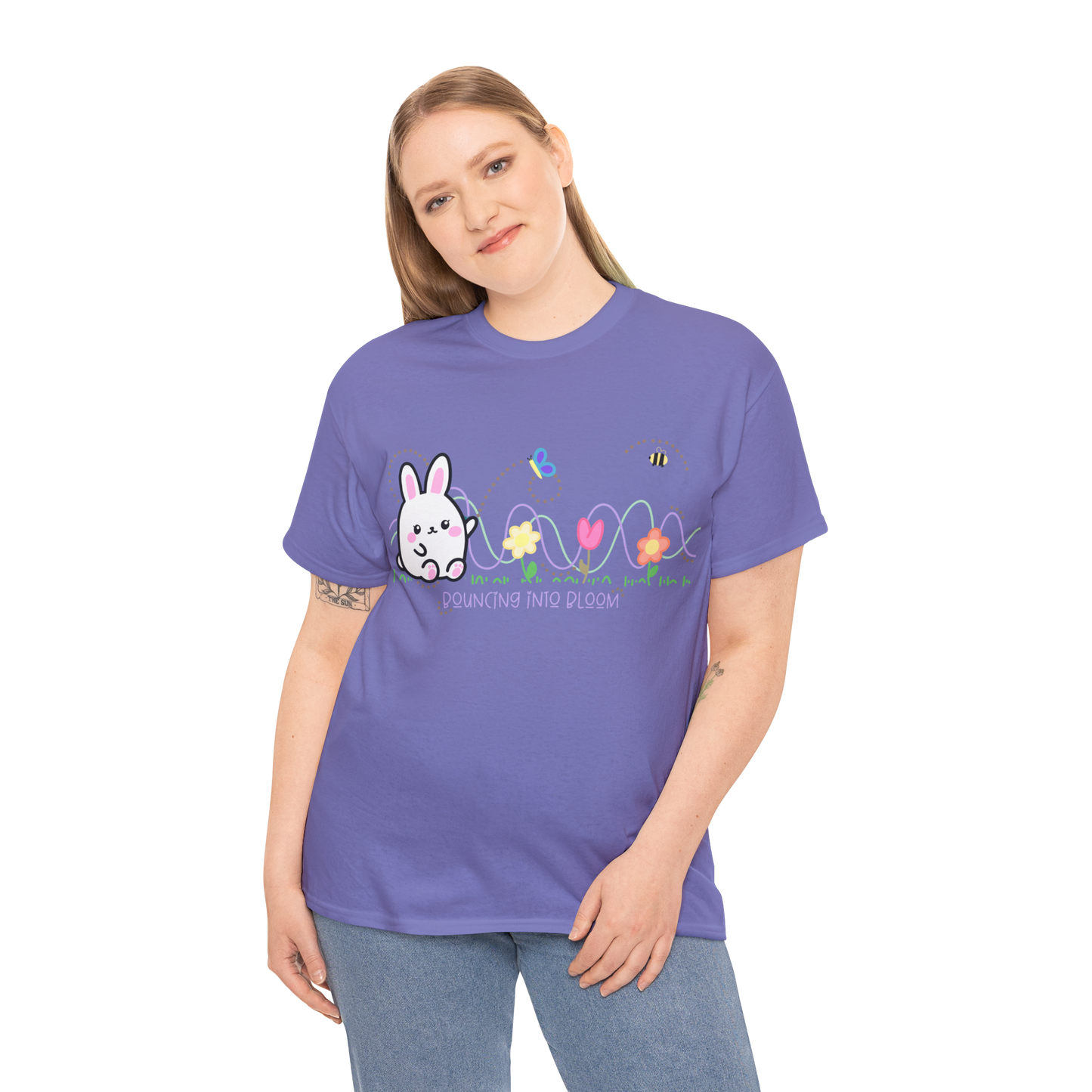 Bouncing Into Bloom Cotton Tee