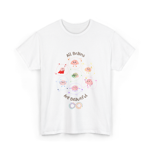 All Brains Are Beautiful Cotton Tee