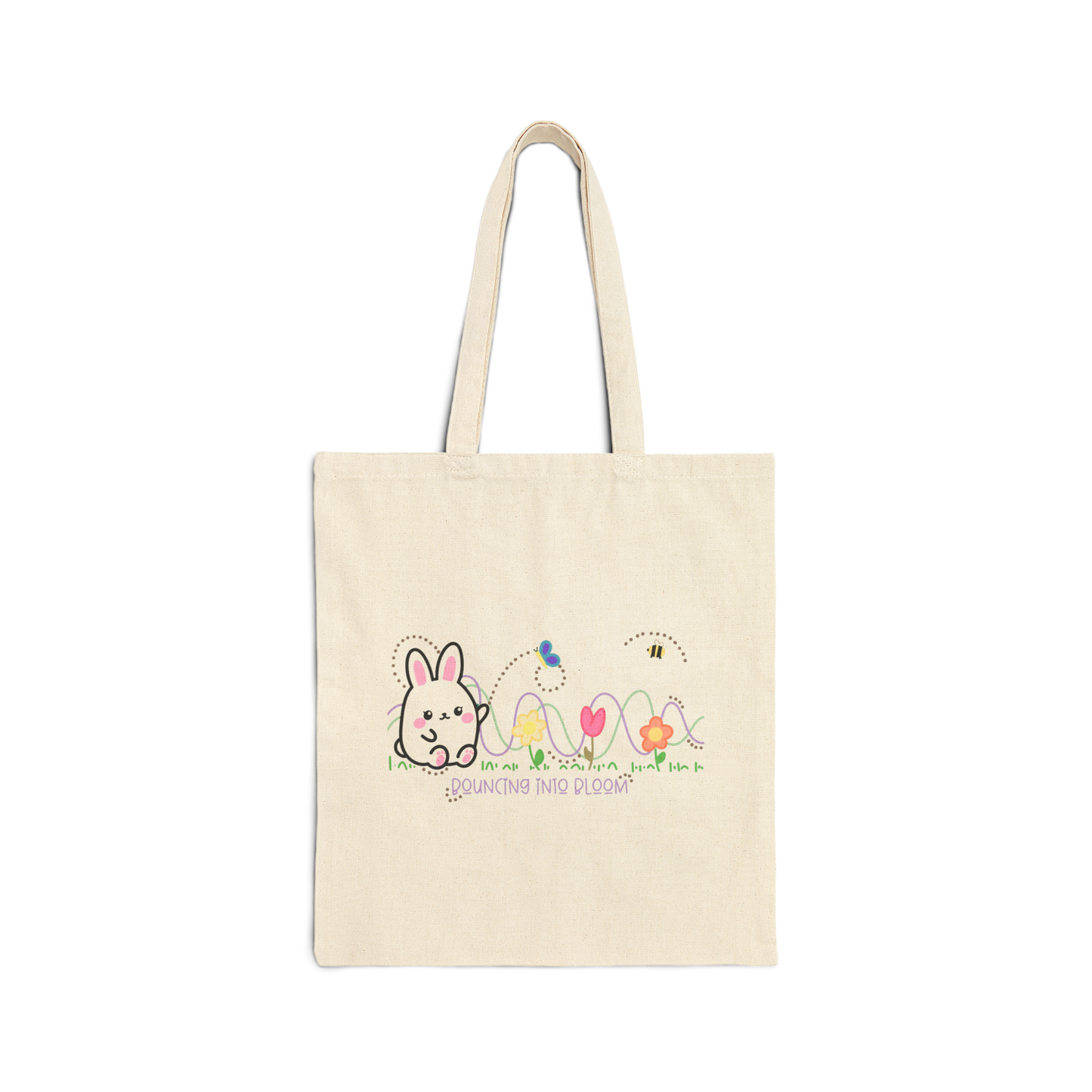 Bouncing Into Bloom Tote Bag