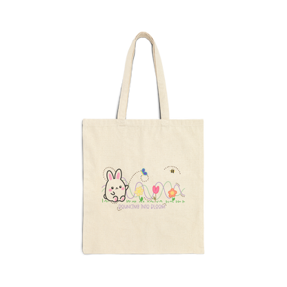 Bouncing Into Bloom Tote Bag