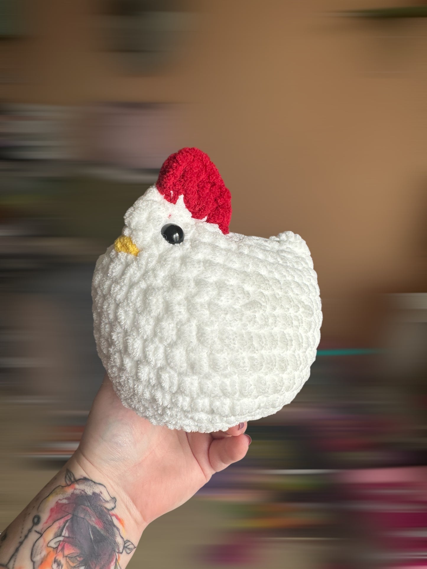Mummy Hen Crochet Plushie