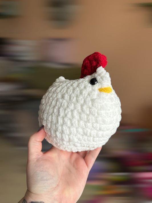 Mummy Hen Crochet Plushie