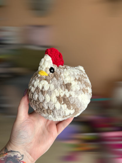 Mummy Hen Crochet Plushie
