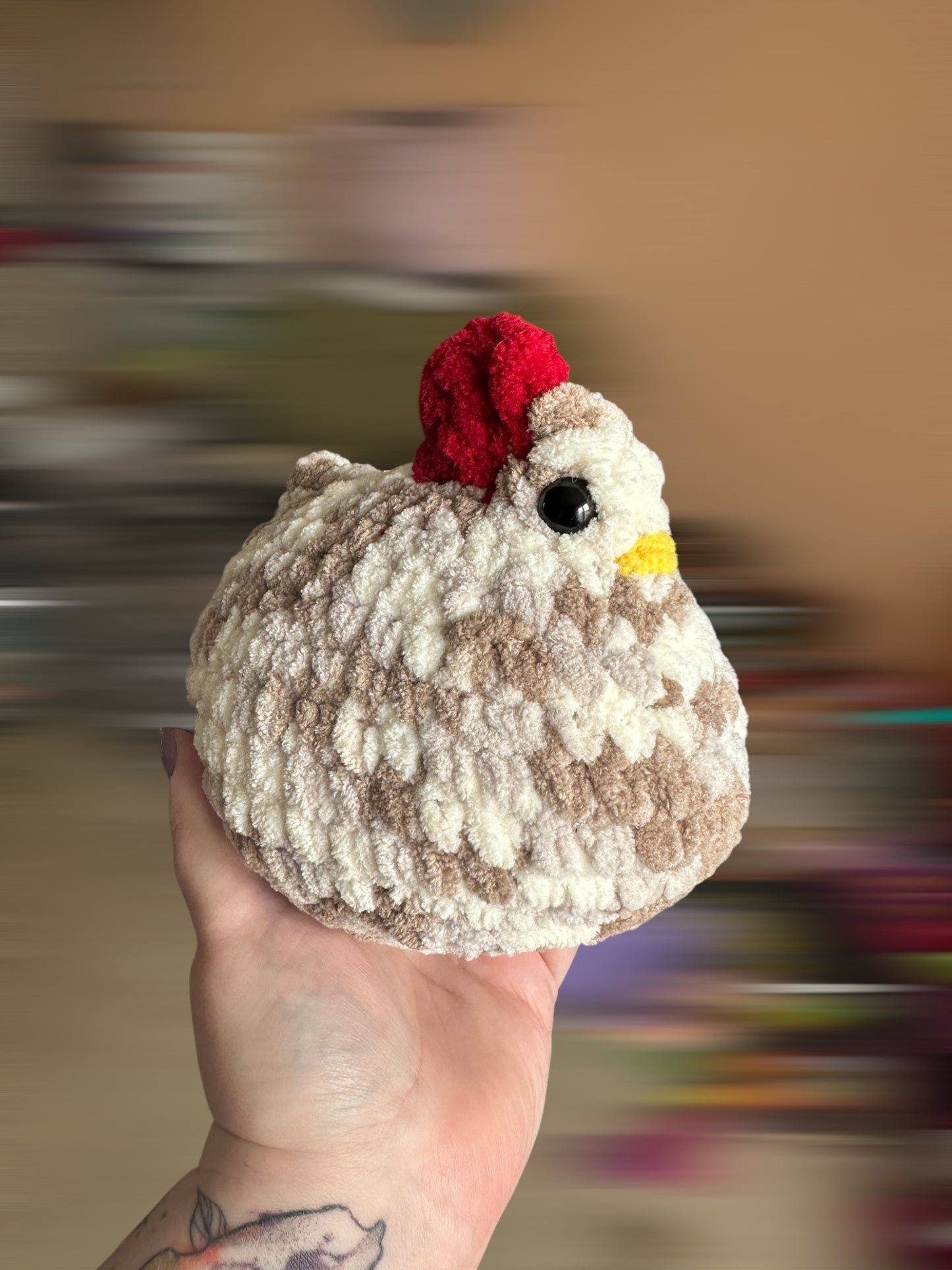 Mummy Hen Crochet Plushie